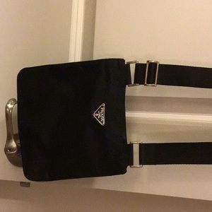 Prada Tessuto Nylon Messenger/Crossbody Bag